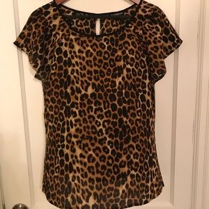 Express animal print top